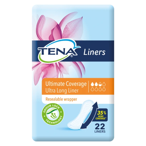 TENA Ultimate Coverage Ultra Long Liner by Sigma, featuring a soft, absorbent design for maximum comfort and protection.