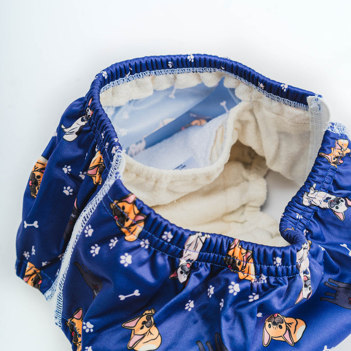 Kidsaroo No Worries Undies for kids, featuring a playful design and soft fabric in a colorful pattern.