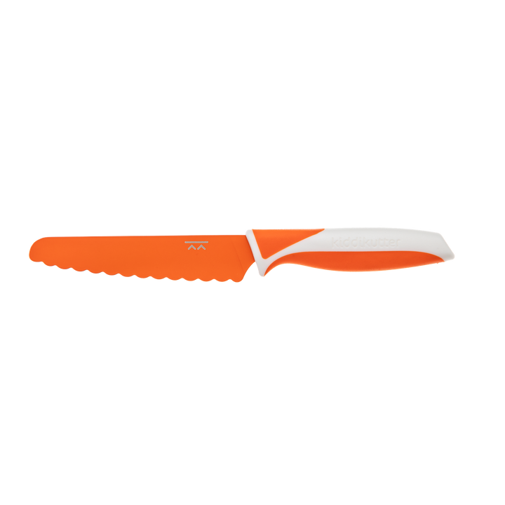 KiddiKutter accessories in bright orange color, compatible with Kiddikutter safety scissors for children.