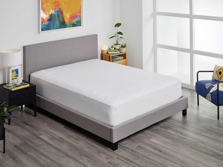 Protect-A-Bed Harmony waterproof fitted sheet protector in Tencel jersey, Manchester style, designed for mattress protection.