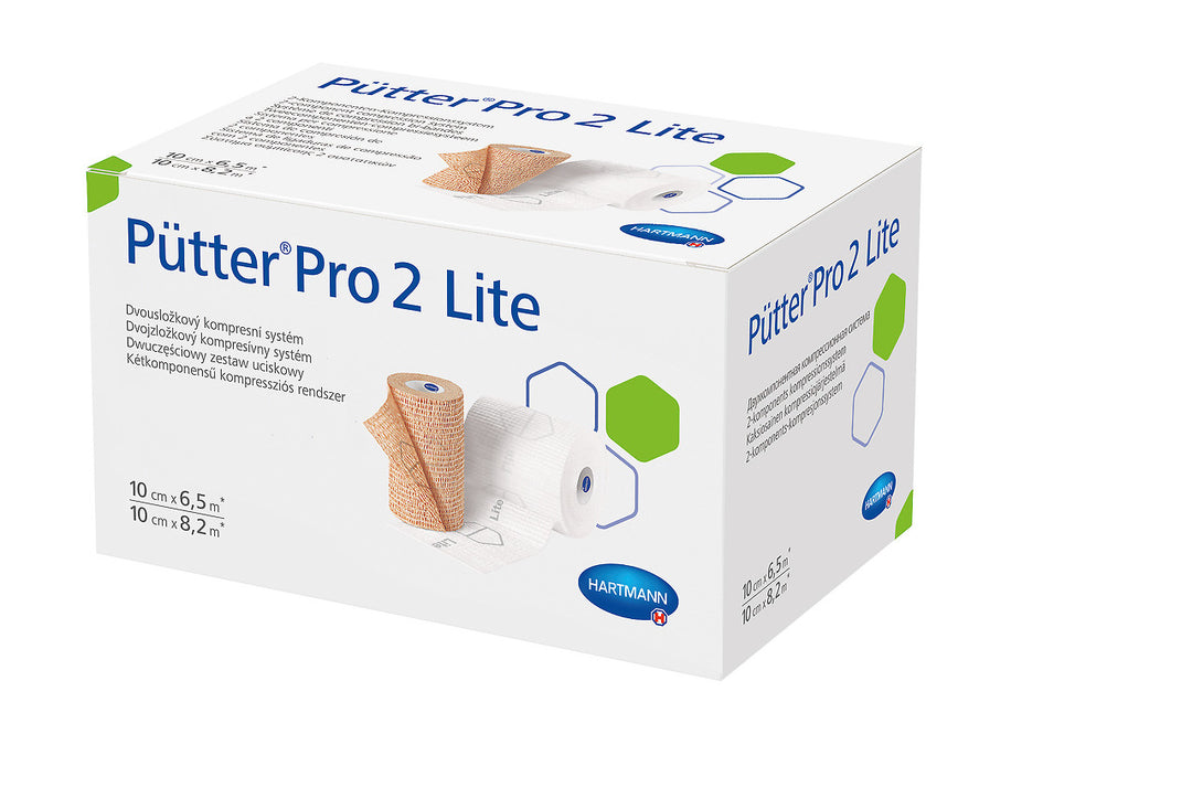 MoliCare Puetter Pro 2 lite wound care pack featuring product packaging and clear labeling.
