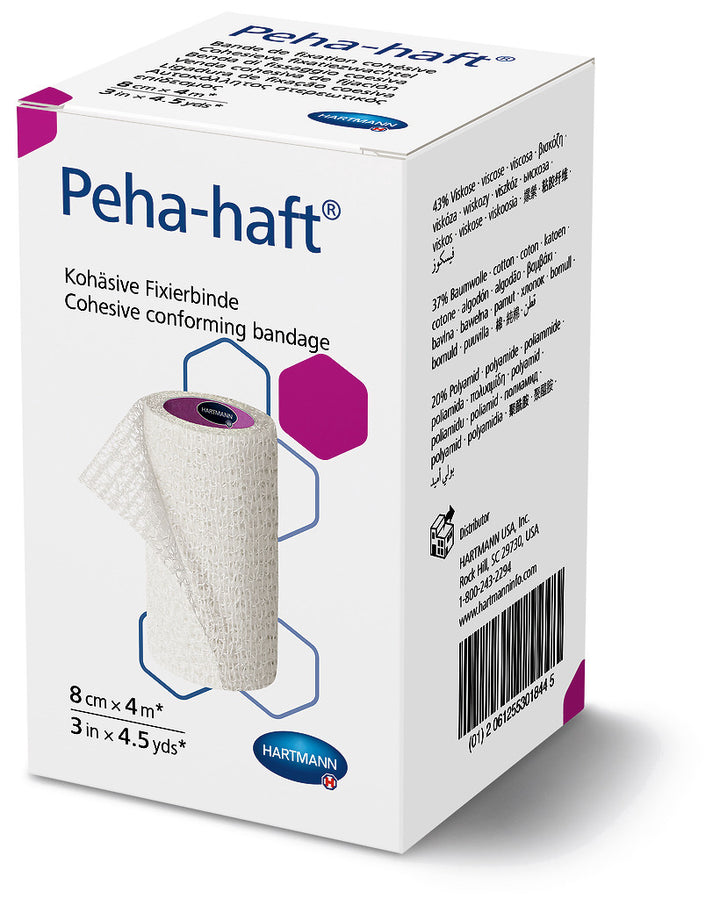 MoliCare Peha-Haft latex-free wound care adhesive tape, 8cm x 4m, for secure and gentle skin protection.