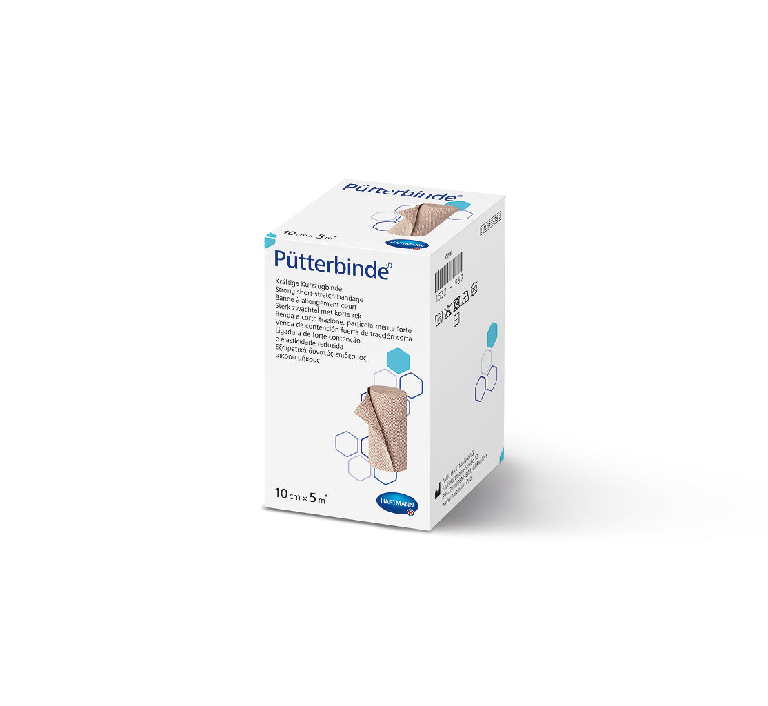 MoliCare Puetter Bandage 10cm x 5cm in a pack, designed for effective wound care and protection.