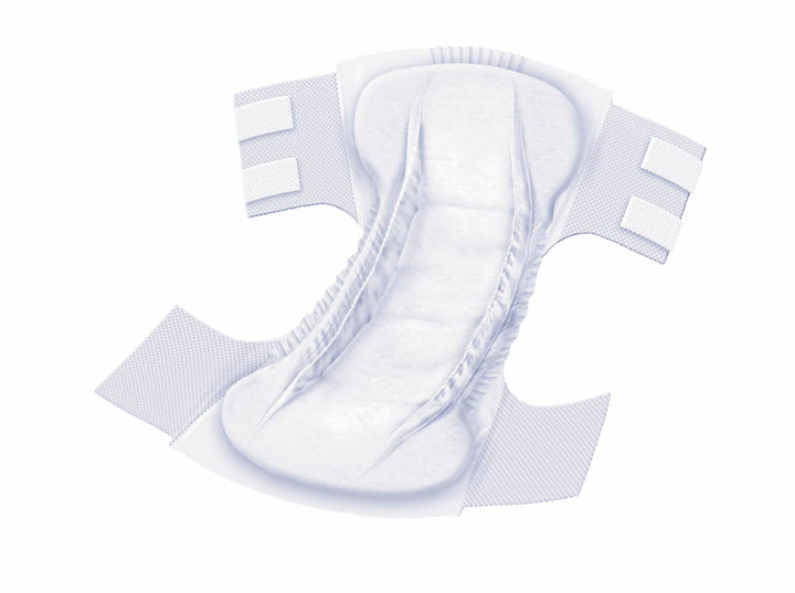 Medline Extended Wear Briefs, adult continence product, showcasing open design for comfort and fit.