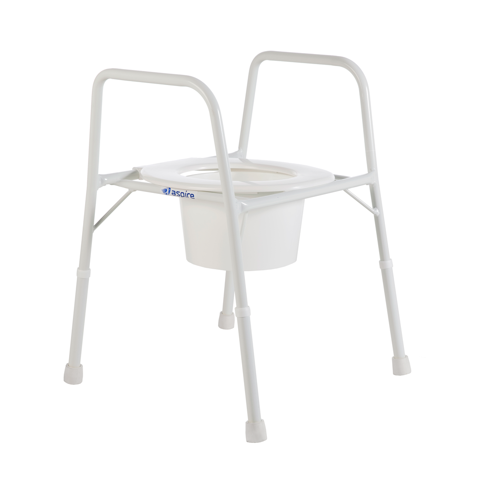 Aspire Over Toilet Aid made of treated steel, designed for mobility support and stability in bathroom settings.