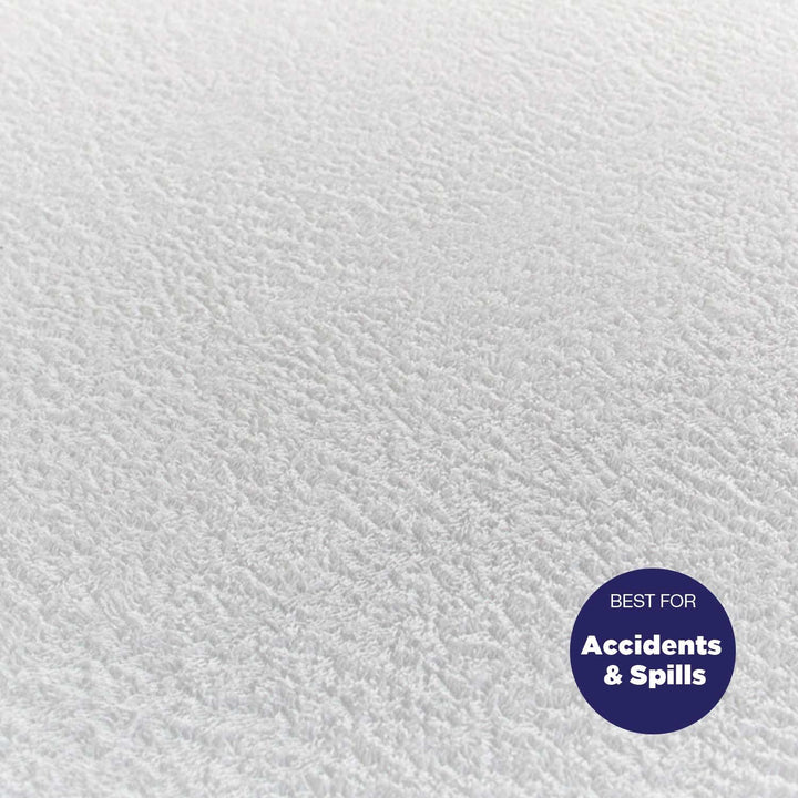 Protect-A-Bed European pillow protector with cotton terry fabric, designed to guard against spills and accidents.