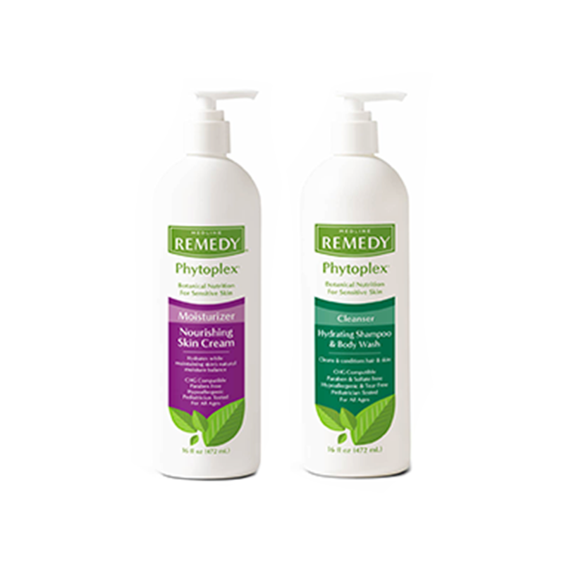 Medline® Daily Remedy Skincare Bundle featuring cleansing and moisturizing products for daily skin care routine.